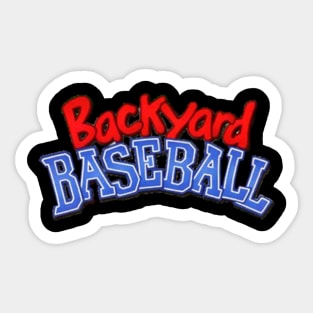 Backyard Baseball Sticker